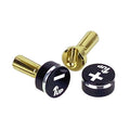 LowPro Bullet Plugs & Grips - 4mm - Black/Black