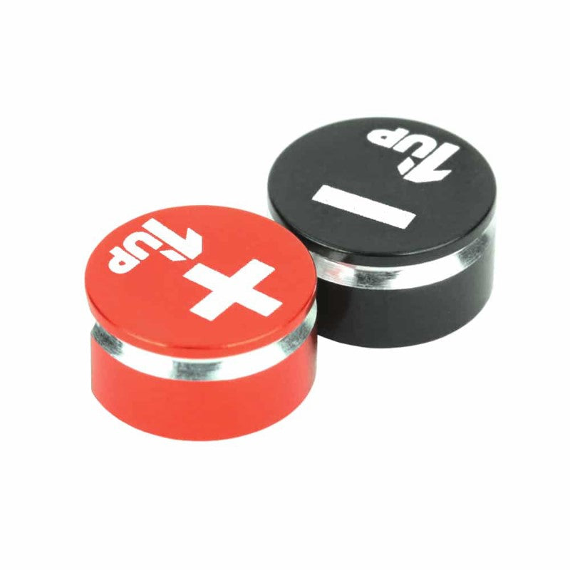 LowPro Bullet Plug Grips - Black/Red