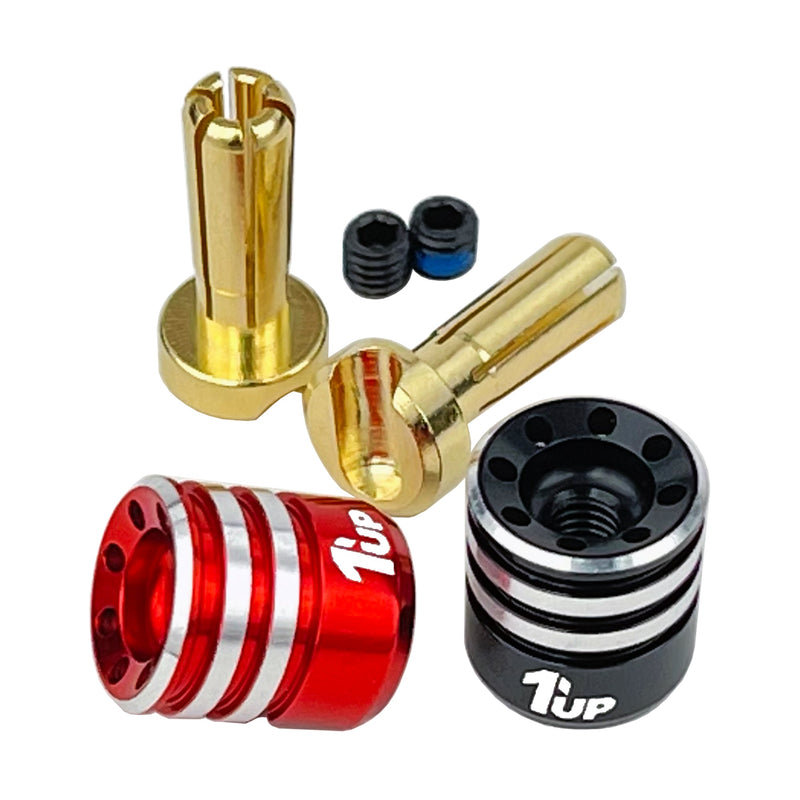 1up Racing Heatsink Bullet Plugs - 4mm (2pcs) 1U-190435