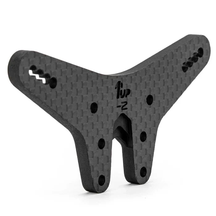 CF1 - Carbon fibre -2mm rear shock tower (AE B7)