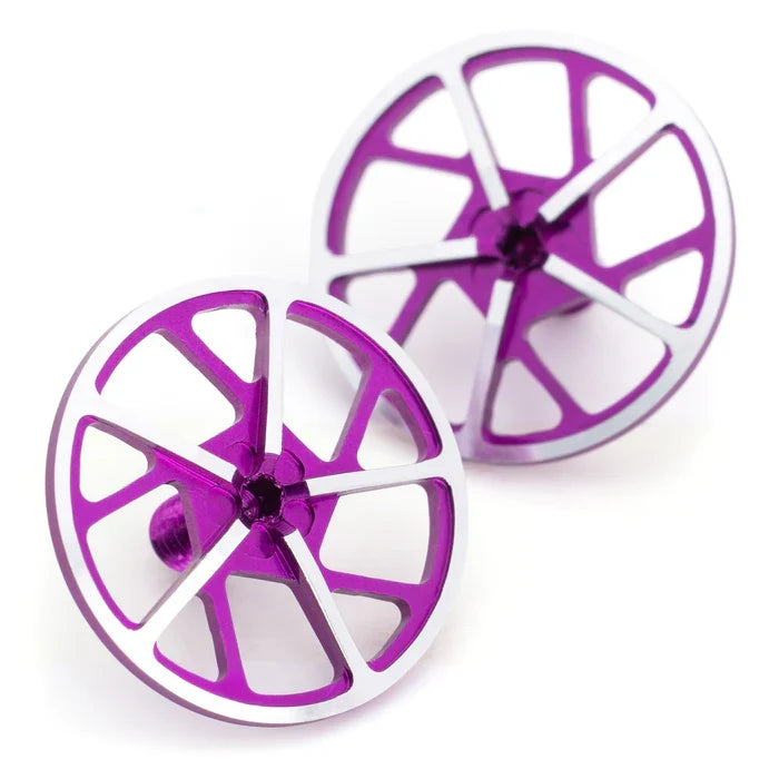 Tenfold UltraLite on-road wing screws - pr (Purple)