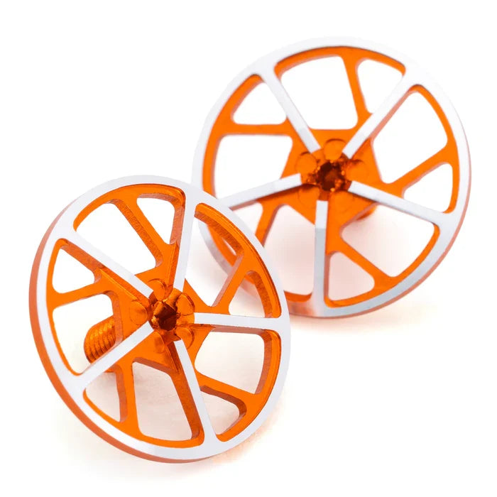 Tenfold UltraLite on-road wing screws - pr (Orange)