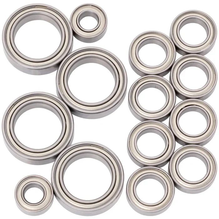 1Up Cv2 - Pro Ball Bearing Set - chrome/ceramic (Mugen MTC3)