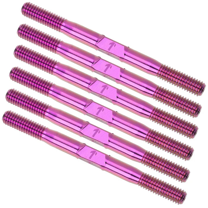 Pro Duty 3.5mm Titanium Turnbuckles - Pink Anodised - AE B7 or B7D