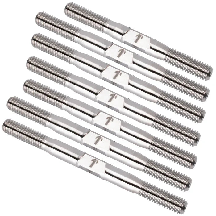 Pro Duty 3.5mm Titanium Turnbuckles - Raw Titanium - GFRP Assault 2024