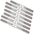Pro Duty 3.5mm Titanium Turnbuckles - Raw Titanium - AE T6.4 or SC6.4