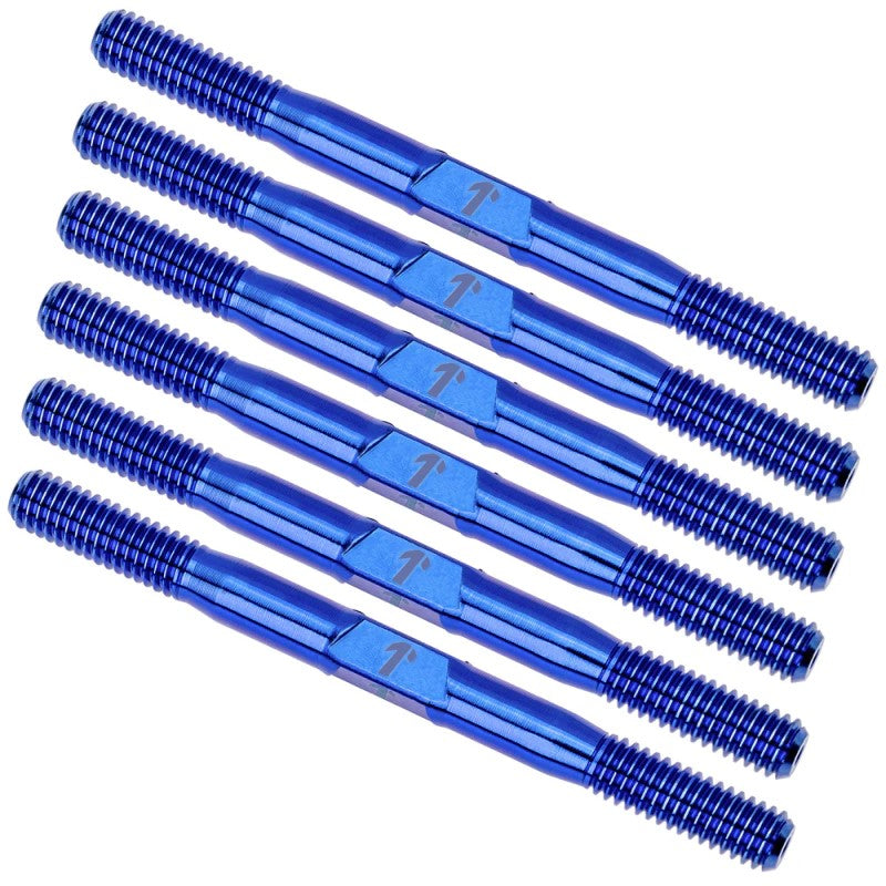 Pro Duty 3.5mm Titanium Turnbuckles - Blue Anodised - Xray XT2'23