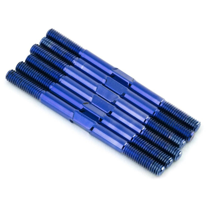 Pro Duty 3.5mm Titanium Turnbuckles - Polished Blue - Schumacher Cougar LD2