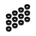 1up Racing 3x6x2mm Precision Aluminum Shims - Black (12pcs) 1U-80304