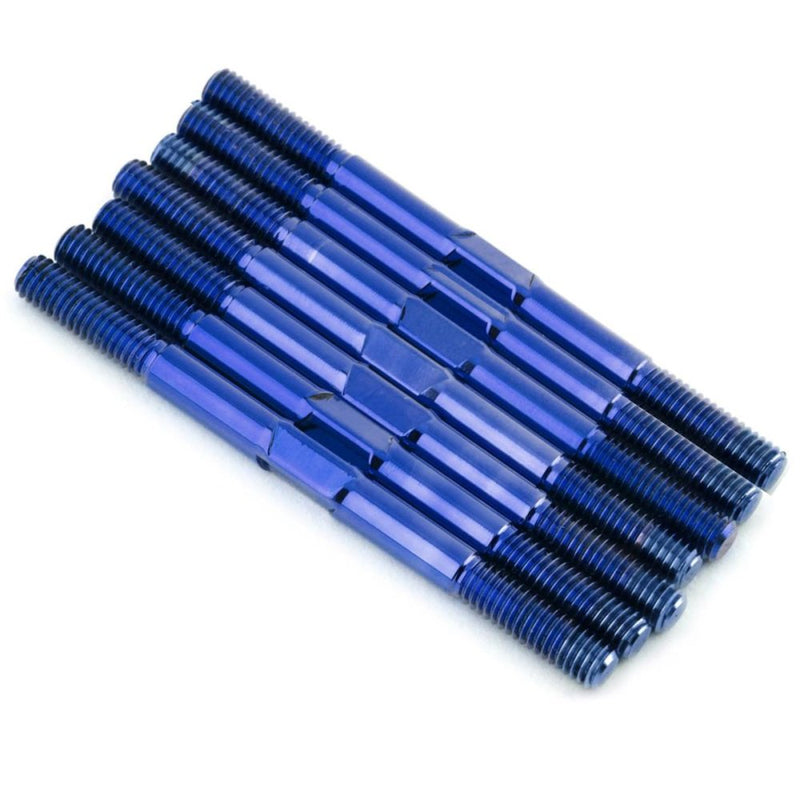 Pro Duty 3.5mm Titanium Turnbuckles - Polished Blue - AE DR10 & DR10M (D)