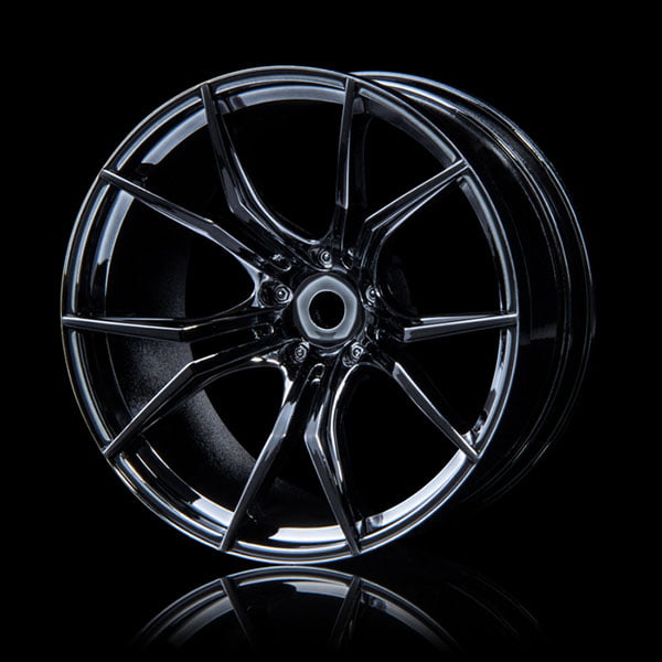 MST Silver Black FX wheel (+8) (4) 102049SBK