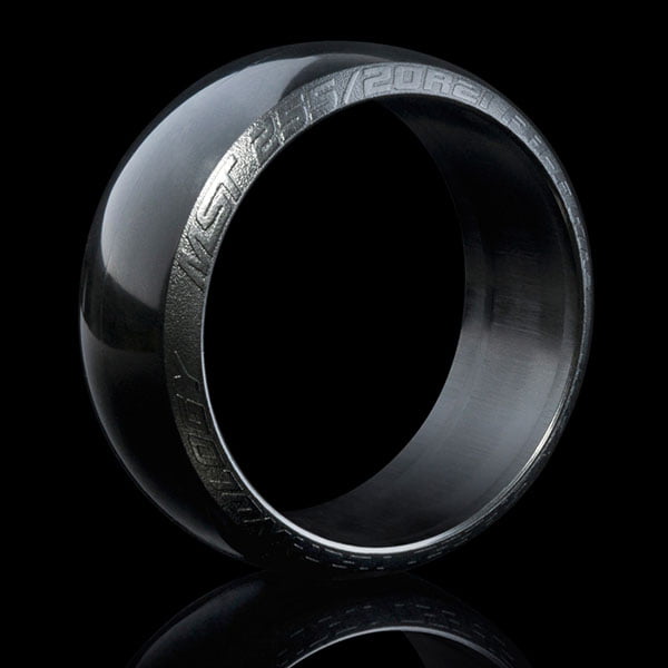MST FR-F tire (hard) (2) Silver Dot - 830005