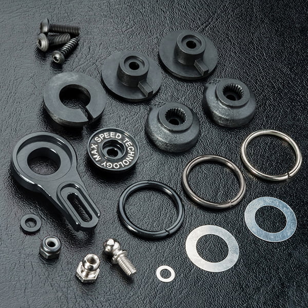 MST Alum. 8-Adjusting Servo Saver (black) 820127BK