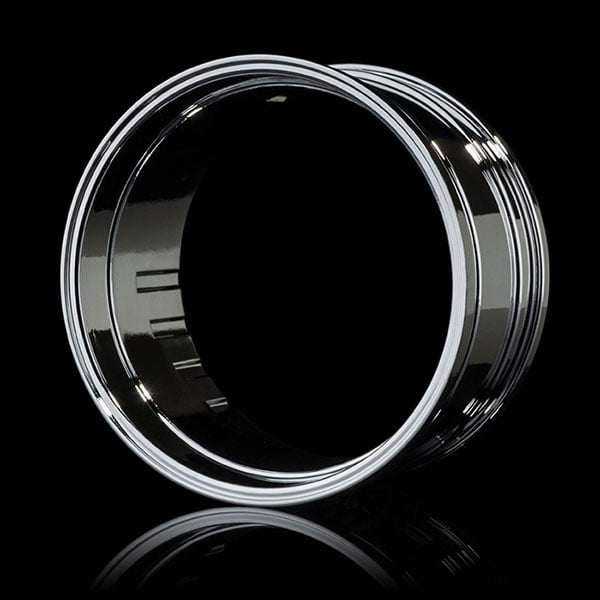 MST Flat silver offset changeable rim (2) - 832100FS