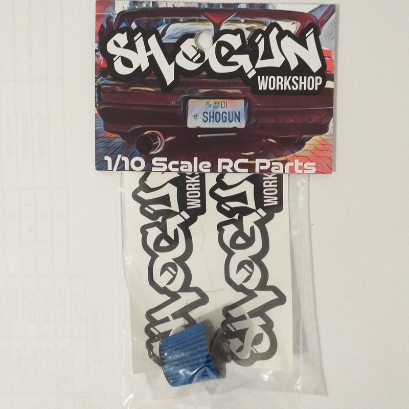 Shogun Workshop Air intake BLUE (without pipe)