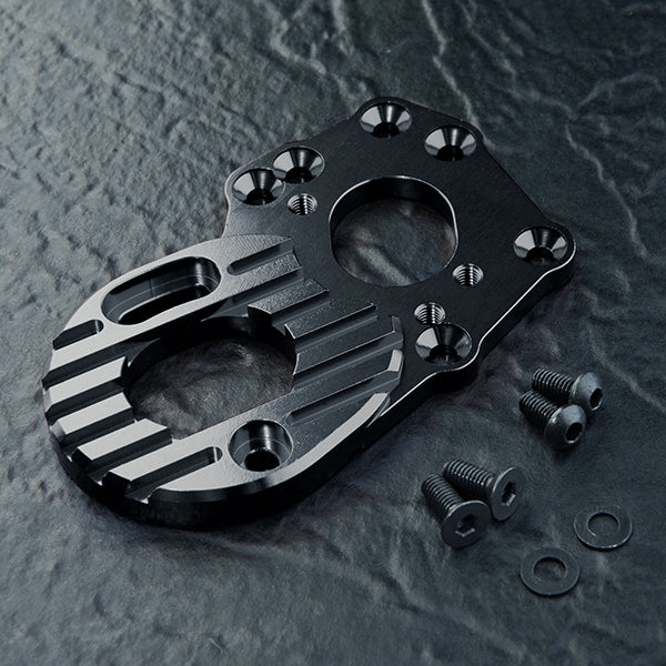 MST RMX 2.0/2.5 alum. spur gearbox motor heat sink mount (black) - 210643BK