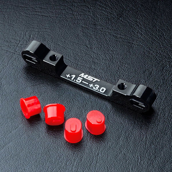 MST Adjustable Alum. Suspension Mount (+1.5-+3.0) (black) 820058BK