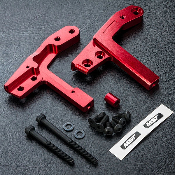 MST RMX 2.0 Alum. Rear Upper Deck Support (red) 210584R