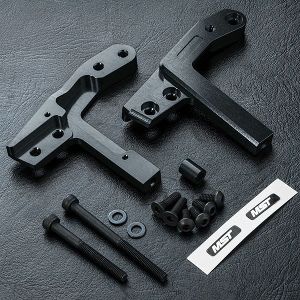 MST RMX 2.0 Alum. Rear Upper Deck Support (black) 210584BK