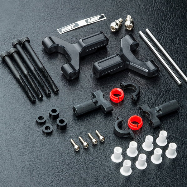 MST Alum. Front Lower Arm Set (black) 820117BK