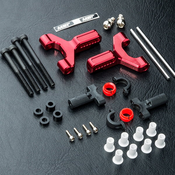 MST Alum. Front Lower Arm Set (red) 820117R