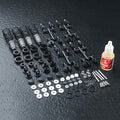 MST TDA Alum. Drift damper set (black) (4) 820150BK