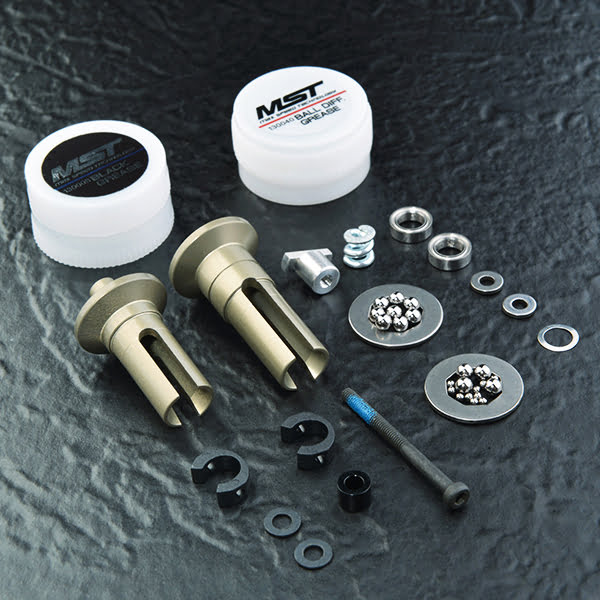 MST RMX 2.0/2.5 alum. spur gear ball diff set - 210644