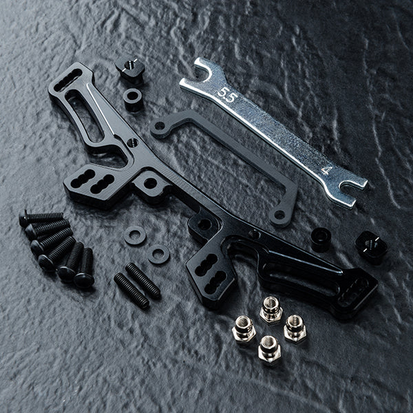 MST MRX alum. adj. damper stay set (black) - 210684BK