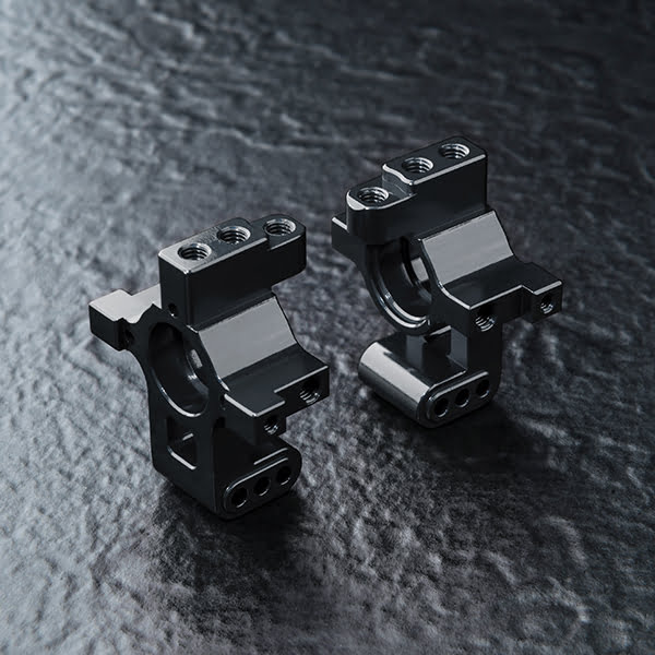 MST Alum. THA rear upright (black) 210695BK