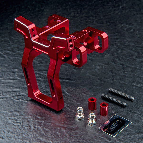 MST Alum. lightweight integrated front head mount (red) - 210645-1R