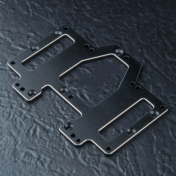 MST FRX alum. battery & servo mounting plate (black) - 210716BK