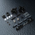 MST Alum. TMB rear hub set (black) - 210719BK