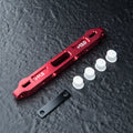MST RMX 4 Alum. adj. lower arm mount set (+11.5~13.0) (red) - 210731R