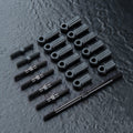 MST RMX 4 Full turnbuckle set (black) - 210739BK