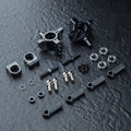 MST RMX 4 Alum. TMB rear hub set (black) - 210740BK