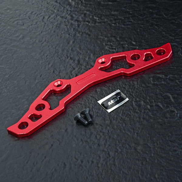 MST Alum. lightweight bumper support L (RED) - 210647R