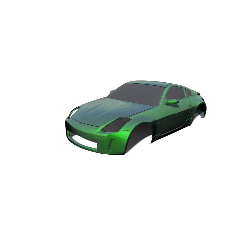 24KRC NISSAN 350Z BODY SHELL SET -  AF-350ZS