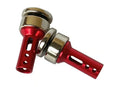 TOPLINE Front Body Mount Cap Magnet Type Yokomo (5mm) Red - TP-80RE
