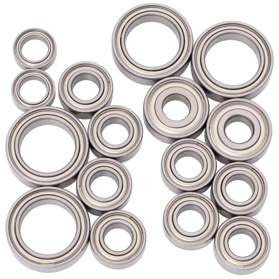1Up Cv2 - Pro Ball Bearing Set - chrome/ceramic (Xray XB4 '23 Dirt)