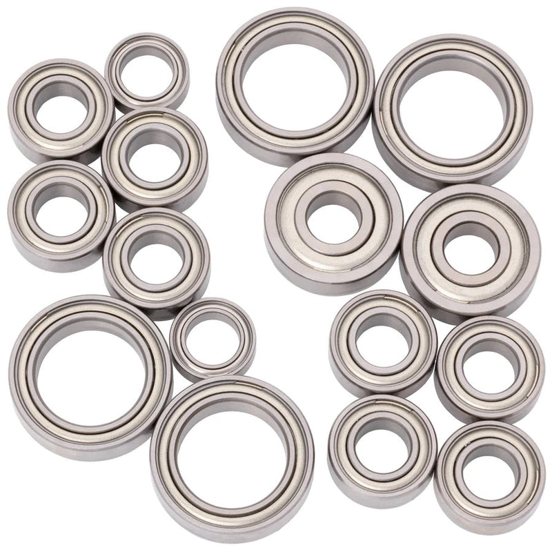 1Up Cv2 - Pro Ball Bearing Set - chrome/ceramic (TLR 22 5.0)
