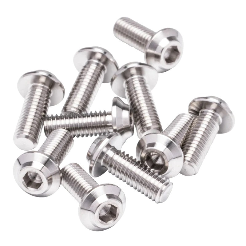 Pro Duty Titanium Screws - LowPro Head - M3x8 - 10pcs