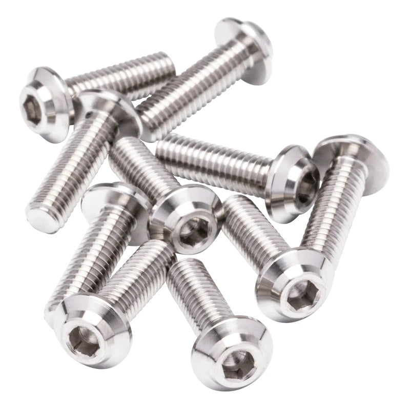 Pro Duty Titanium Screws - LowPro Head - M3x10 - 5pcs