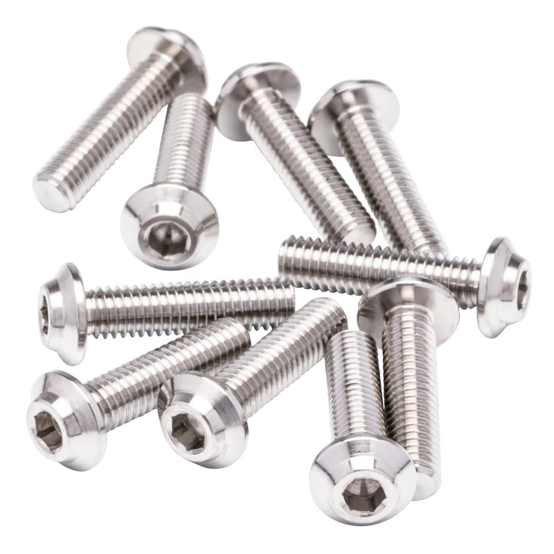 Pro Duty Titanium Screws - LowPro Head - M3x12 - 5pcs