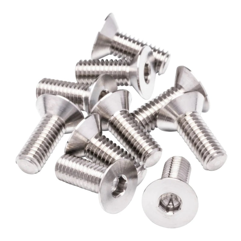 Pro Duty Titanium Screws - Flat Head - M3x8 - 10pcs