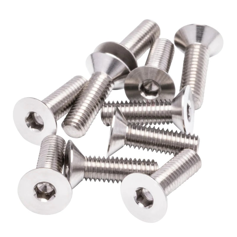 Pro Duty Titanium Screws - Flat Head - M3x10 - 10pcs