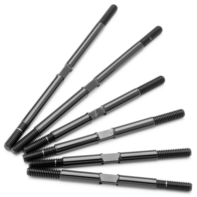 Pro Duty 3.5mm Titanium Turnbuckles - Black Nitride Coated - TLR 22T 4.0