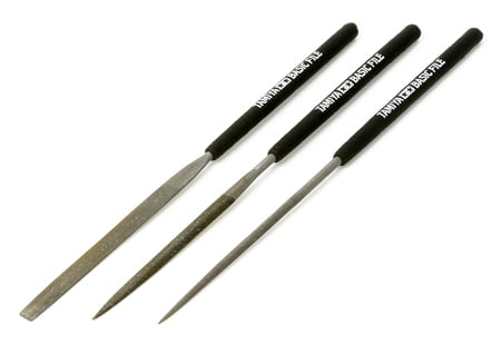 TAMIYA BASIC FILE SET SMOOTH DOUBLE CUT - 74104
