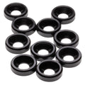 Premium aluminium M3 Countersunk Washers - Black - 10pcs