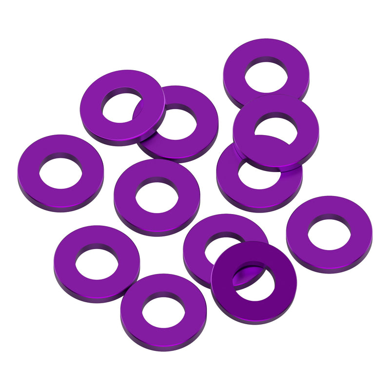 1Up Racing - Precision aluminium 3 x 6mm shims - 0.75mm - Purple (12) 1U-80323