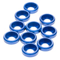 M3 Countersunk Washers - Blue - 10pcs
